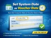 Set System Date as Voucher Date